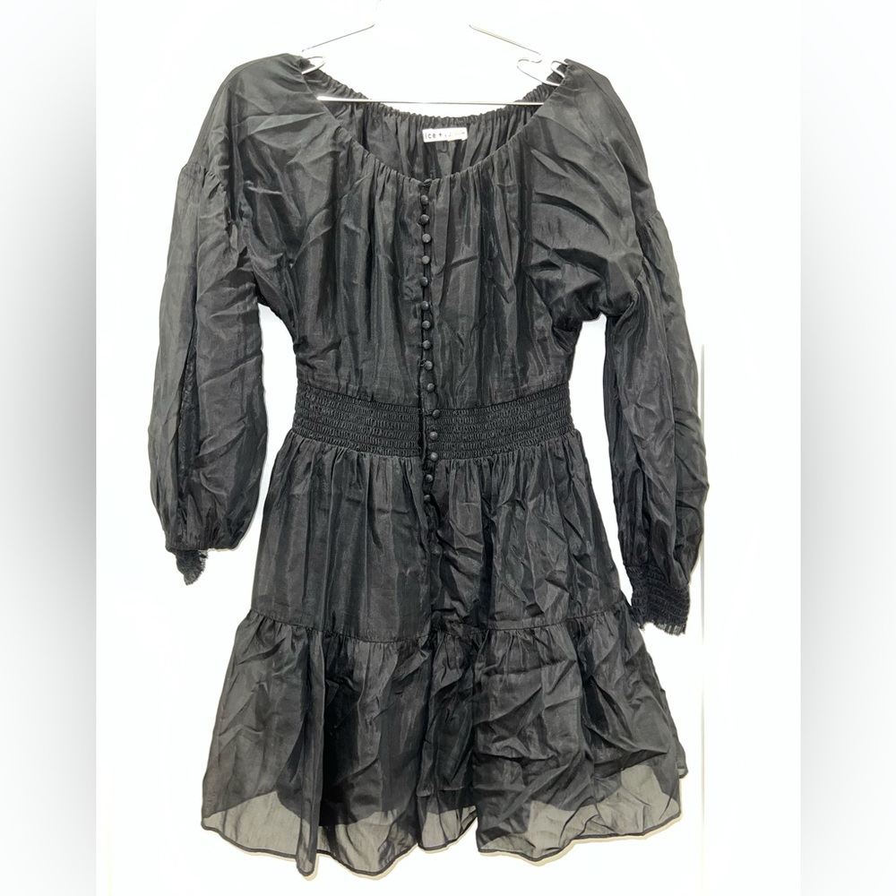 Alice+Olivia black dress